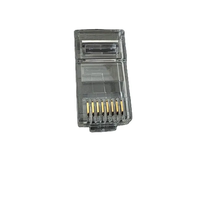 Kabel jaringan 3U konektor steker Modular kawat bahan Pc jaringan 6 Cat7 Utp Rj45 8P8C