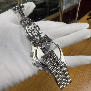 Montre-bracelet pour homme de haute qualité, luxe, acier inoxydable, luminescente, date, étanche, boîtier ovale, mouvement automatique japonais Citizen - Product Image 5