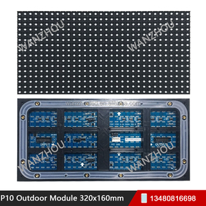 <span class=keywords><strong>P10</strong></span> ngoài trời <span class=keywords><strong>LED</strong></span> <span class=keywords><strong>MODULE</strong></span> 320*160 mét RGB đầy đủ màu sắc Dip 3in1 Bảng hiển thị wanzhou nhà máy giá độ sáng cao màn hình không thấm nước - Product Image 3