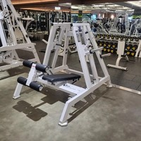 Machine Smith Commerciale à Double Système d'Alimentation avec Sélection de Charge par Broche, Équipement de Gymnastique pour Exercices de Force, Banc Réglable