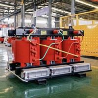 Transformateur de puissance sec haute tension 35 kV sans huile, faible perte, entretien facile pour la distribution d'énergie en atelier industriel