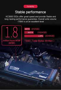 Kingston-Almacenamiento de alto rendimiento para ordenador portátil de escritorio, unidad de almacenamiento de alto rendimiento SSD KC3000 PCIe 4,0 NVMe M.<span class=keywords><strong>2</strong></span> 512GB 1TB 2TB 4TB - Product Image 5