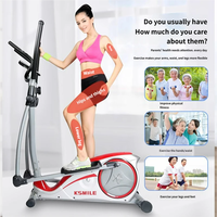 Kanglejia K8601H - Bicicleta Elíptica Eléctrica de Alta Calidad para Interiores, 3 en 1, con Resistencia Magnética, Pantalla LCD y Estructura Metálica