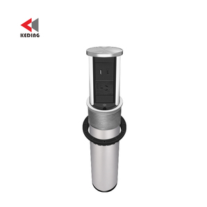 Au Outlet Thiết Bị Nhà Bếp Tủ Máy Tính Để Bàn Tự Động Pop-up Power Tower Homekit <span class=keywords><strong>LED</strong></span> Ánh Sáng Lõm Nâng Ổ Cắm Điện Cắm - Product Image 1