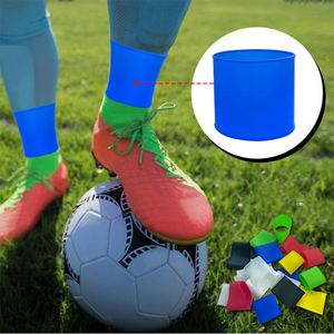 Correas de Silicona Antideslizantes para <span class=keywords><strong>Espinilleras</strong></span>, 3 Tamaños, Protectores de <span class=keywords><strong>Espinilleras</strong></span> para Hombres, Mujeres, Adultos y Niños, Cintas Antideslizantes - Product Image 6