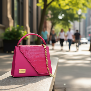 Bolso Bandolera para Mujer Fana, Diseño de Piel de Cocodrilo, Correa de Cadena, Impermeable, para Uso Diario - Product Image 2