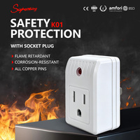 Protecteur de tension 110V, prise US, protection 12 ans, direct fabricant, OEM/ODM, logo personnalisé pour distributeur, vente en gros