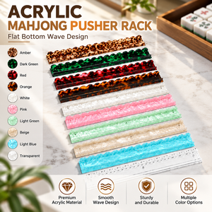 Support et poussoir magnétique pour tuiles de Mahjong en Lucite Premium – Accessoires de Mahjong américain durables en acrylique pour soirées de jeu - Product Image 1