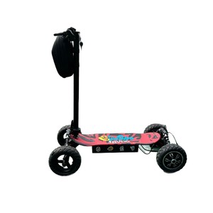 Trottinette électrique à quatre roues ZEBRA-SKB09 en alliage d'aluminium pliable, autonomie de 25-35 km, vitesse maximale de 18 km/h+, pour la marche en ville et les promenades avec le chien - Product Image 5