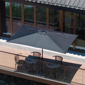 Sombrilla Rectangular con Poste Central, Parasol para Exteriores, Impermeable, Resistente al Sol, para Patio, Cafetería, Exhibición, Sombrilla Comercial Grande - Product Image 3