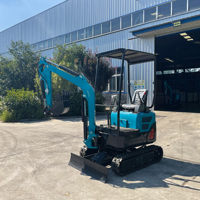 Usine chaude CE/EPA EURO 5 1.5 tonnes Micro Bagger Digger Machine Mini pelle à vendre