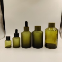 Maßgefertigte 10 ml 2Oz 15ml 30ml 60ml 100ml Glas-Pipettenflaschen Mattiert Rosa Blau Bernsteinfarben für Kosmetik Ätherische Öle Serum Tropfflaschen