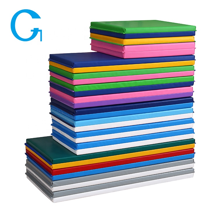 4 '* 8' высококачественный Противоскользящий прочный гимнастический складной коврик для упражнений Коврик для тренировок