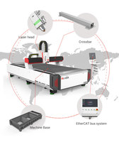 Máquina de Corte Láser de Fibra para Láminas Delgadas de Acero Inoxidable JQ Laser CNC