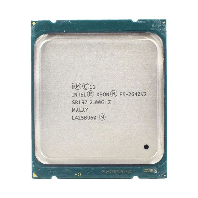 LGA 2011 CPU Xeon E5-2640 V2 Clean Pulled Processor Server CPU