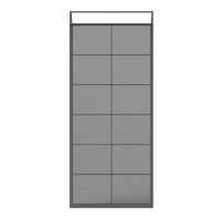 Rangement et casier à bagages en réseau connecté par application intelligente avec serrure électronique et reconnaissance de code PIN Armoire métallique assemblée