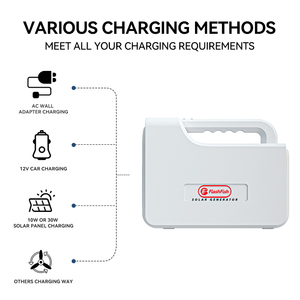 Stazione di Alimentazione Portatile <span class=keywords><strong>con</strong></span> Luce <span class=keywords><strong>LED</strong></span>, Generatore Solare 300W <span class=keywords><strong>con</strong></span> Set Completo di <span class=keywords><strong>Pannelli</strong></span> <span class=keywords><strong>Solari</strong></span> - Product Image 5