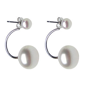 Accessoire de fabrication de bijoux en argent S925, porte-boucles d'oreilles à long pompon perlé, vide, avec trou traversant, fil de plume plaqué, apprêts de bijoux, perle 945mm - Product Image 5