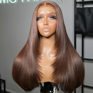 Parrucca DD Vietnam Bone Straight in <span class=keywords><strong>Capelli</strong></span> Umani 13x4 Lace Front Xuchang Real Hair - Product Image 1