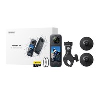 Caméra d'action 360° Insta360 X5 pour moto, étanche, 8K, robuste, avec objectif remplaçable, audio clair, perche à selfie, écran tactile, CMOS