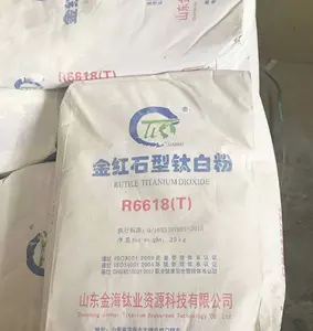 Fabrika fiyat Jinhai titanyum dioksit yüksek kaplama gücü Paint R-6618 boya/çimento için