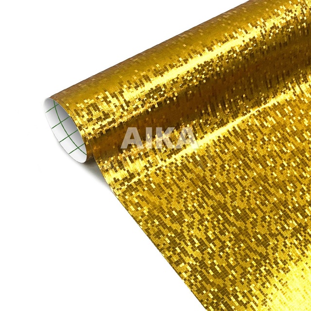 3d Film Wrap Sticker Water Cube/cube Patterns/armor Chrome Gold 3d Pvc Film Suitable for Canon Skin/phone Skin/laptop Skin