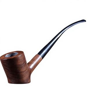 Pipa de Tabaco Clásica Ecológica de Madera Hecha a Mano, Estilo Moderno de Madera Natural por Tradebyd - Product Image 1
