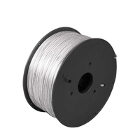 Yüksek Kaliteli 2.0mm 500 Metre Güvenlik Elektrikli Örgülü Alüminyum Çit Teli, Güçlü Alüminyum Üreticisi Tarafından Üretilmiştir