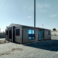 JJM House Conteneur maritime pliable 20ft 40ft à panneaux sandwich, pour bureau, chambre, cuisine, salle de bain - Isolé et étanche