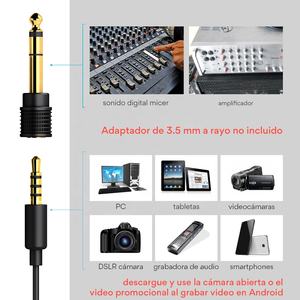 MAONO Rechargeable Micro Cravate pour Caméra Clip micro Col Lavallière Épinglette micro pour Téléphone - Product Image 5