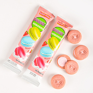 <span class=keywords><strong>Galleta</strong></span> de sándwich de macarrón Premium, galletas dulces rellenas de vainilla, galletas envueltas individuales, bocadillos, exportación de alimentos - Product Image 6