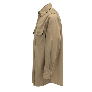 ملابس عمل قطنية مقاومة للهب بأكمام طويلة NFPA HRC 2 ملابس أمان مضادة للساكنة - Product Image 2