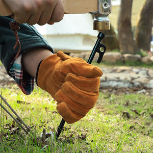 Estaca de tienda de campaña de hierro fundido tipo V trigonal con parte superior engrosada para senderismo y camping - Product Image 2