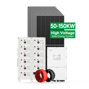 उच्च दक्षता 100kw हाइब्रिड सौर प्रणाली <span class=keywords><strong>50kw</strong></span> 80kw पूर्ण किट सौर ऊर्जा प्रणाली सौर ऊर्जा प्रणाली - Product Image 1