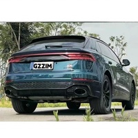 Kit carrosserie complet en plastique noir/PC pour pare-chocs avant/arrière Audi Q8 RS Q8, certifié ISO9001, garantie 1 an, ajustement original