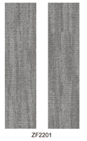 Dalles de moquette de bureau grises modernes 25x100cm, dalles de moquette modulaires commerciales avec support en PE, épaisseur 6-7mm
