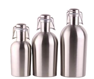 Di alta qualità 64oz 32oz in acciaio inox 304 cibo grwler <span class=keywords><strong>birra</strong></span> in acciaio inox tumbler con tappo a flip top - Product Image 2