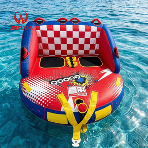 Bote Inflable Remolcable de PVC para 3 Personas, Tipo Glider, para Deportes Acuáticos y Alquiler de Esquí Acuático - Product Image 1