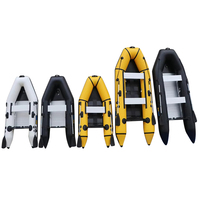 Bateau pneumatique sur mesure de 3,6 m avec plancher en aluminium, bateaux pneumatiques rigides en PVC avec certification CE