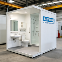 Salle de bain préfabriquée économique, salle de bain modulaire complète pour complexe d'appartements