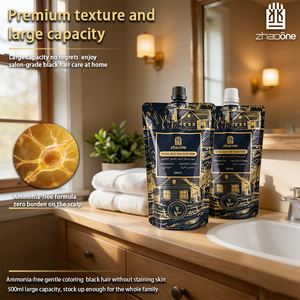 Crema per <span class=keywords><strong>Capelli</strong></span> Neri Zhaoone Exclusive 500ml, Non Appiccicosa, Copre i <span class=keywords><strong>Capelli</strong></span> <span class=keywords><strong>Bianchi</strong></span>, OEM all'Ingrosso - Product Image 3