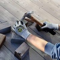 Gants de travail LIO FLEX résistance au coupure niveau 5, revêtement en mousse NBR