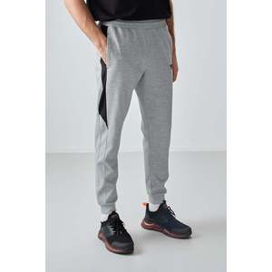 Pantalones Deportivos para Hombre, Color Gris Melange, Corte Estándar, Bordados - 82126 - Gb melange - Product Image 4