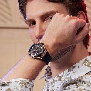 Premium BX3613 automatic <b>mechanical</b> <b>watch</b> showcasing scratch-resistant mineral crystal ideal for daily wear - Product Image 1