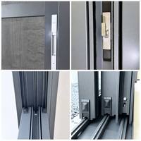 Puertas Corredizas de Vidrio con Marco de Aluminio Modernas de Alto Rendimiento, Modelo Serie 120, Vidrio Templado Insonorizado y Resistente a Huracanes