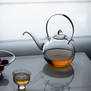 Oogishido Borosilicate Glass Teapot With Lid Heat Resistant For Electric Ceramic <b>Stoves</b> And Open Flames - Product Image 1
