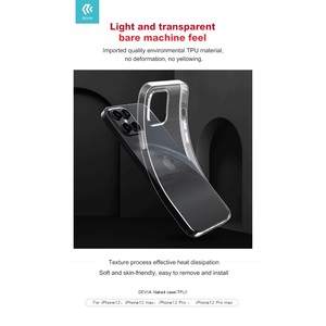 Cover Protettiva Trasparente Morbida Per iPhone 12 Pro Max Protezione Telefonica Per Modelli A53 A22 A12 7 Plus 11Pro A32 5G - Product Image 1