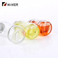 150ml 250ml vide clair en forme de gourde verre frais thé au lait yaourt eau froide boisson jus de fruits bouteille de boisson avec bouchon en aluminium