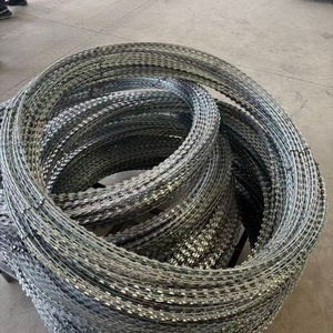 Alambre de Púas <span class=keywords><strong>Concertina</strong></span> de Acero Inoxidable de Alta Calidad con Recubrimiento Galvanizado para <span class=keywords><strong>Defensa</strong></span> Residencial y Comercial - Product Image 3
