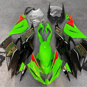 Carénage de moto pour <span class=keywords><strong>Kawasaki</strong></span> Ninja ZX-6R <span class=keywords><strong>636</strong></span> 2019 2020 <span class=keywords><strong>2021</strong></span> 2022 2023 Kit de carénage en plastique ABS à injection ABS - Product Image 1